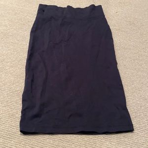 Forever 21 navy stretch pencil skirt new